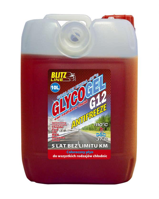 Антифриз BioLine Poland (Blitz Line) Glycogel G12 ready-mix -37°C червоний